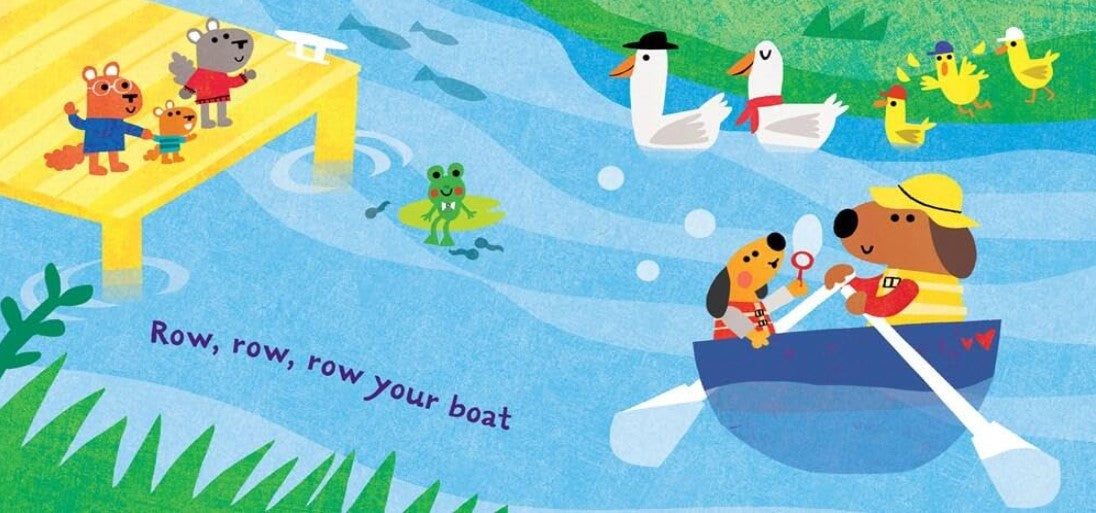Row Your Boat Rabbit Indestructibles: Row, Row, Row Your Boat – Rolling Rabbit Books