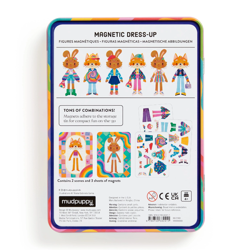 Rainbow Fashion Magnetic Dress-Up Set