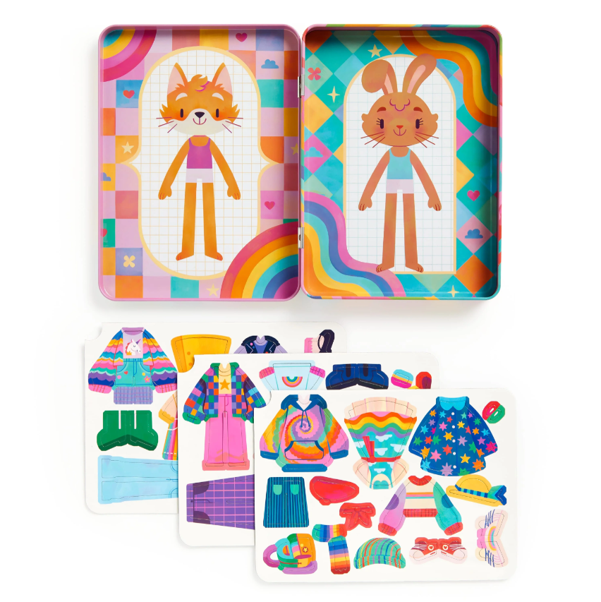 Rainbow Fashion Magnetic Dress-Up Set