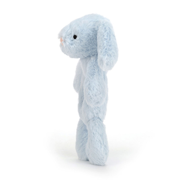 Bashful Bunny Ring Rattle (Blue)