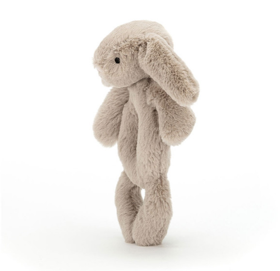 Bashful Bunny Ring Rattle (Beige)