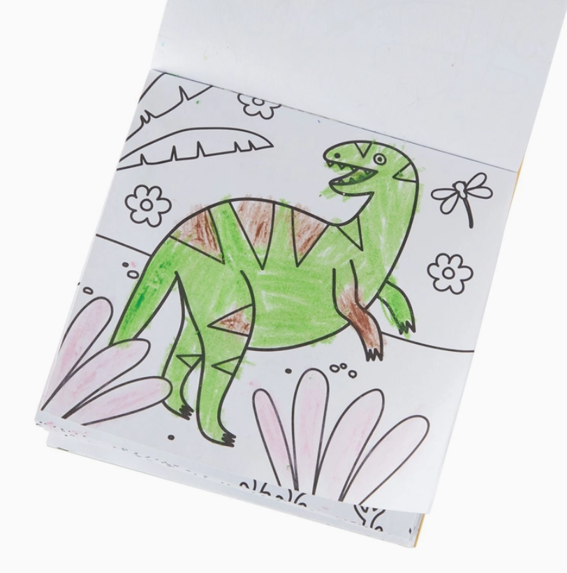 Carry Along Crayon & Coloring Book: Dinoland