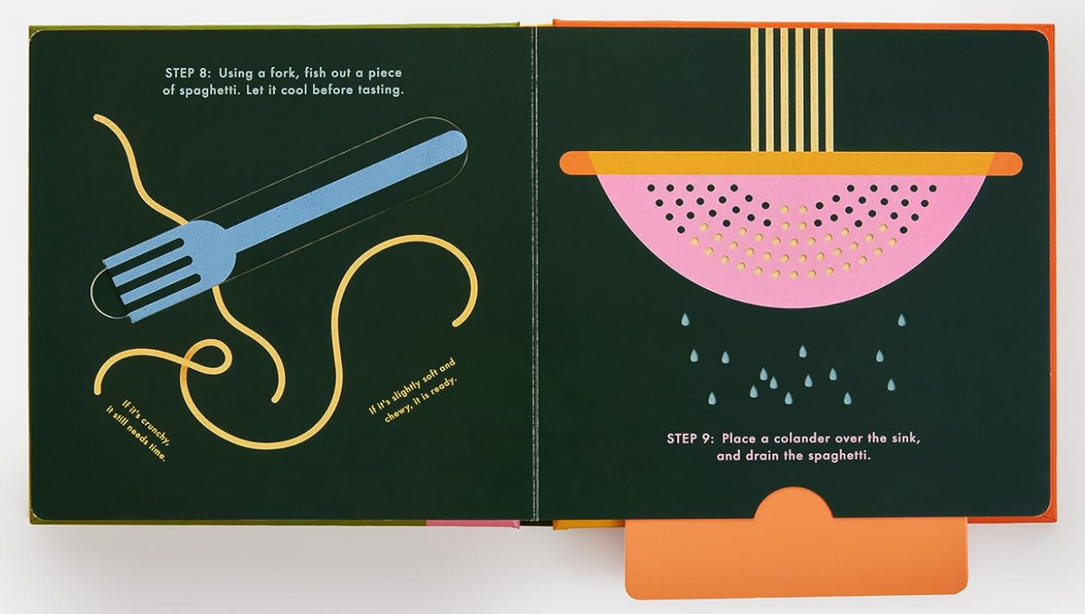 Spaghetti Book Rabbit Spaghetti!: An Interactive Recipe Book (Cook In A Book) – Rolling ...
