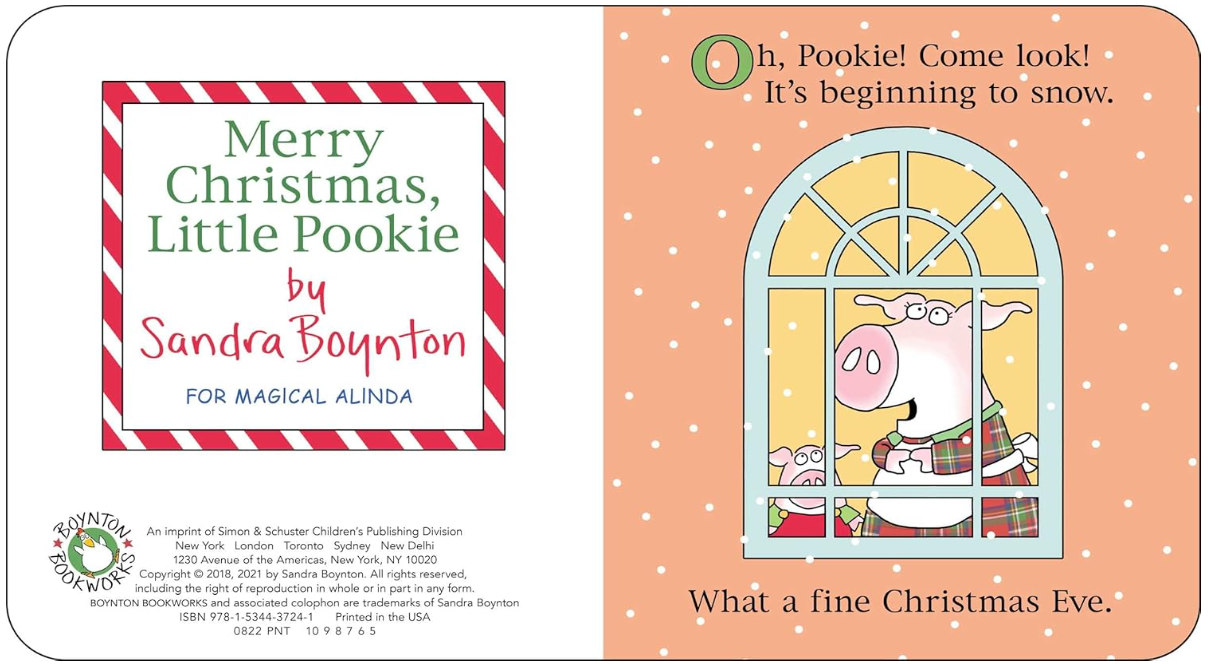 Boynton: Merry Christmas, Little Pookie