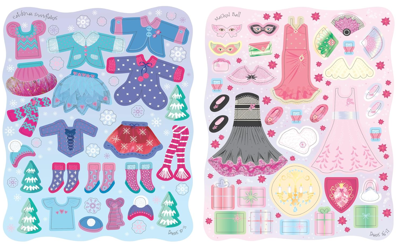 Usborne Sticker Dolly Dressing Christmas