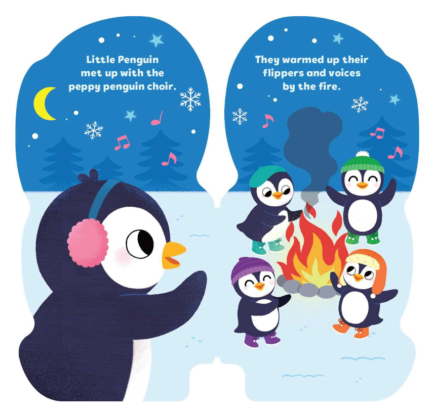 Little Penguin Shaped Board Book