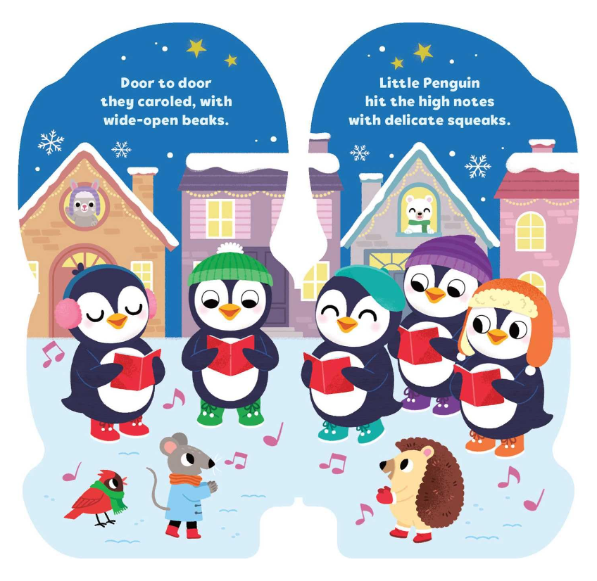 Little Penguin Shaped Board Book