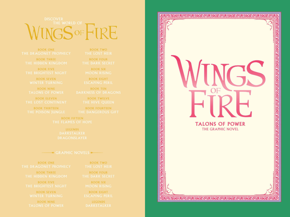 Wings of Fire Graphic Novel #9: Talons of Power