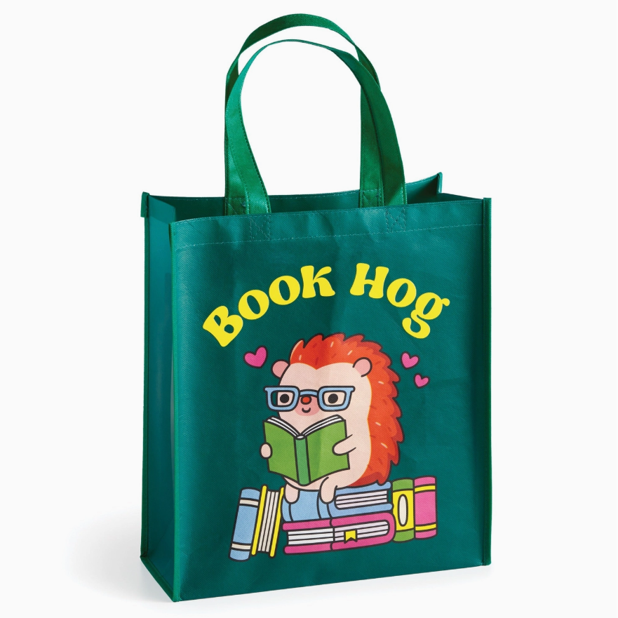 Book Hog Reusable Tote Bag
