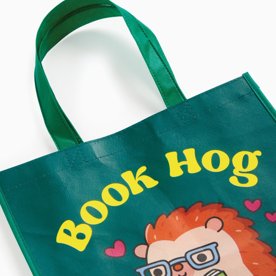 Book Hog Reusable Tote Bag