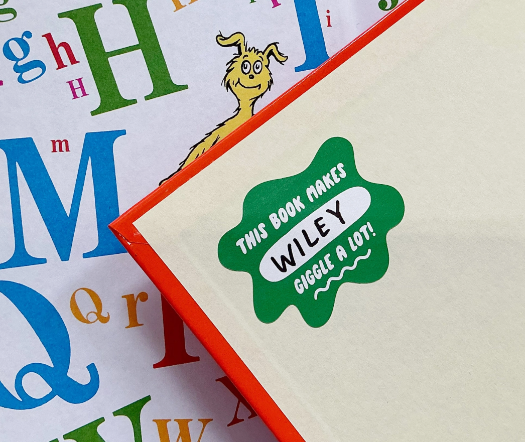 Book Plate Sticker Sheet for Kids