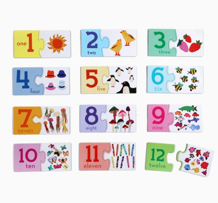 Preschool Numbers Puzzle Pairs