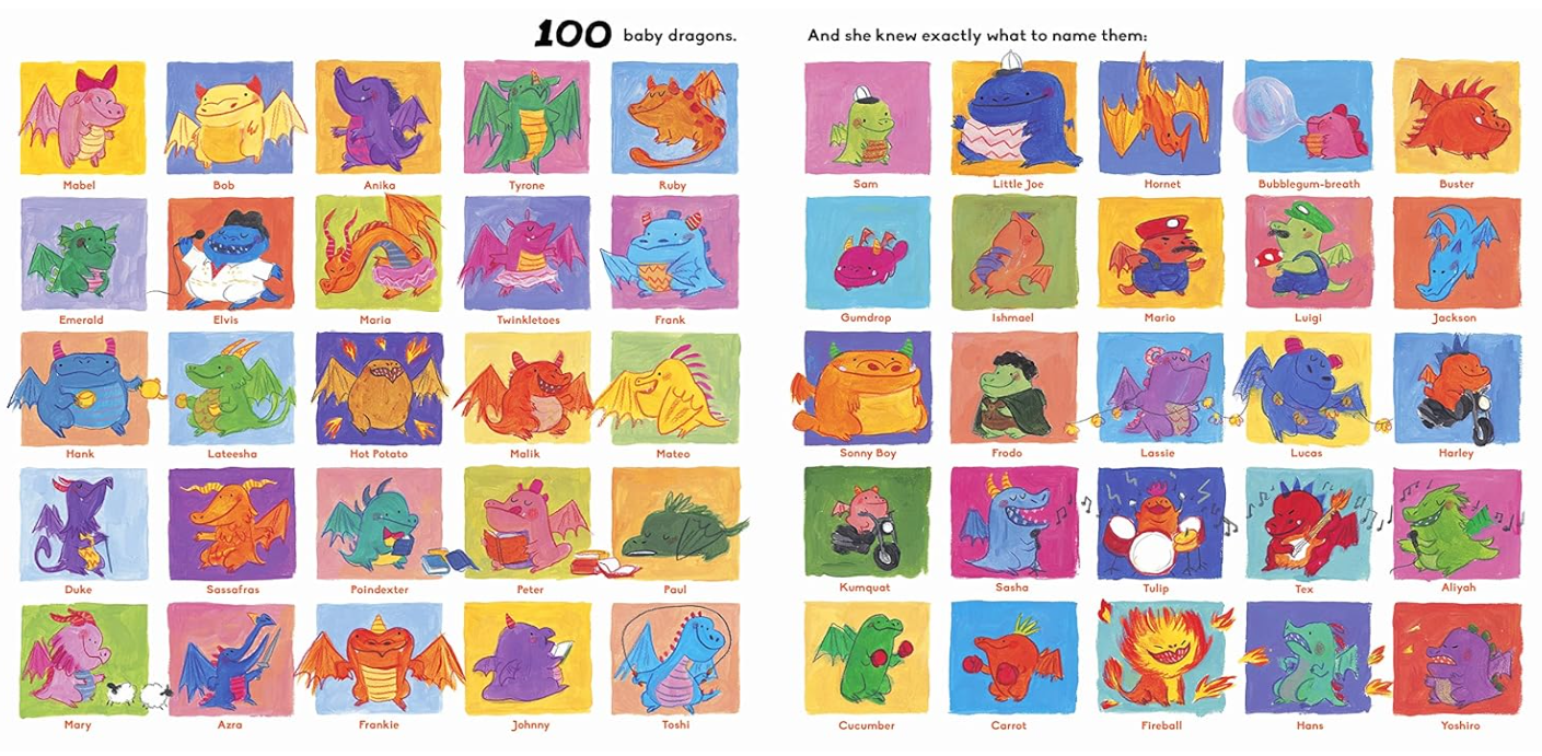 100 Mighty Dragons All Named Broccoli