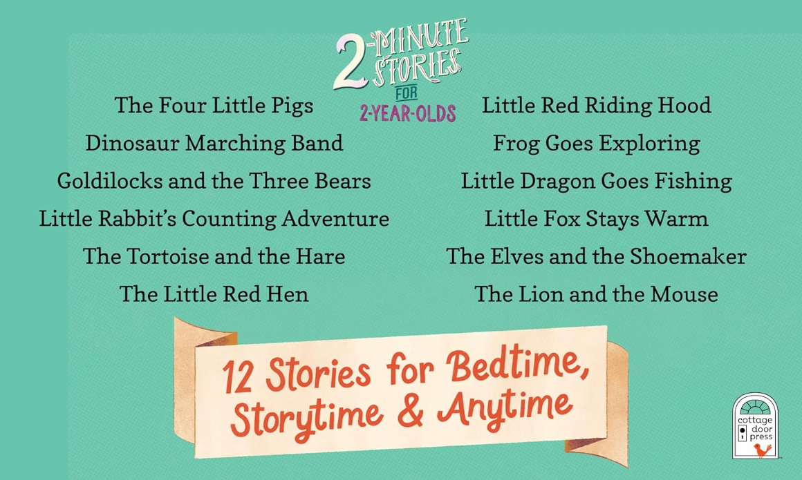 2-Minute Stories for 2-Year-Olds