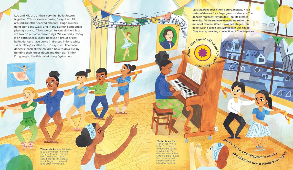 Ballet Guidebook The Very Young Person's Guide to Ballet Music – Rolling Rabbit Books