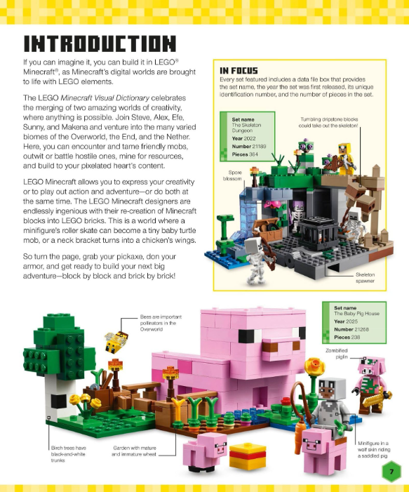 LEGO Minecraft Visual Dictionary