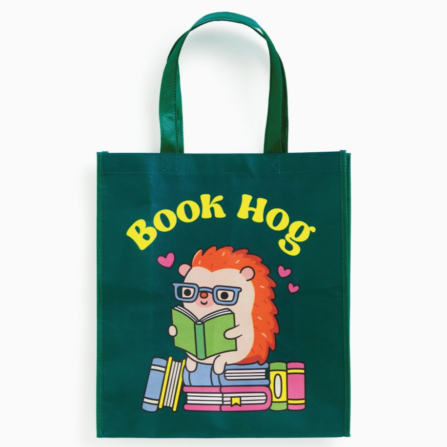 Book Hog Reusable Tote Bag