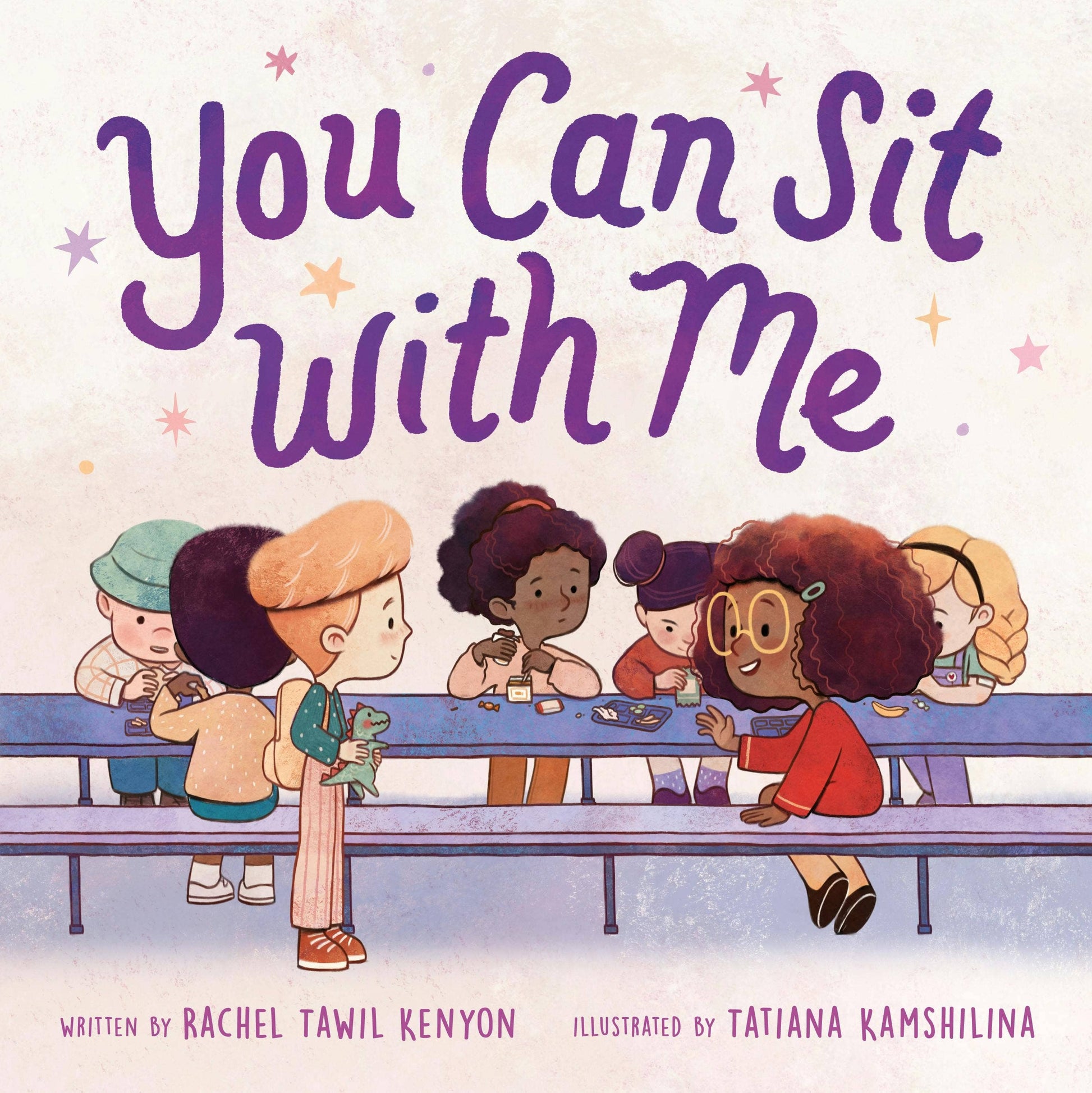 Book cover of 'You Can Sit with Me' with children sitting on a bench.