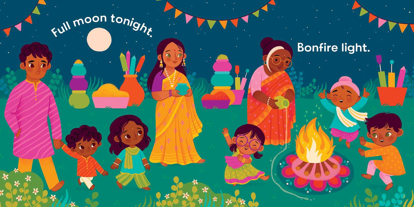 Holi: Colors of Love (An Our Neighborhood Series Board Book for Toddlers Celebrating Hindu Culture) by: Board Books; 22 pages / English