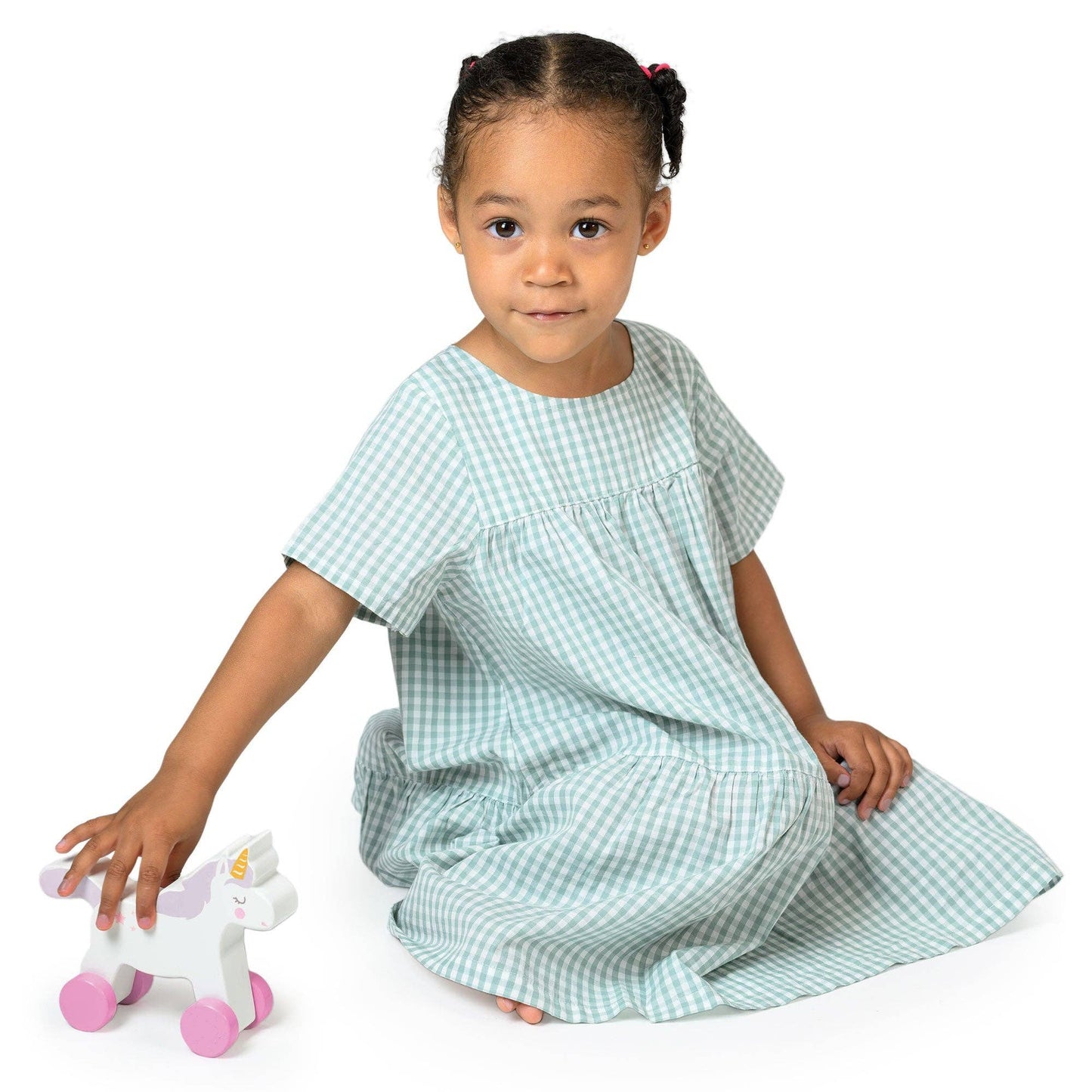 Mentari Wooden Magic Unicorn Push-Along Toy