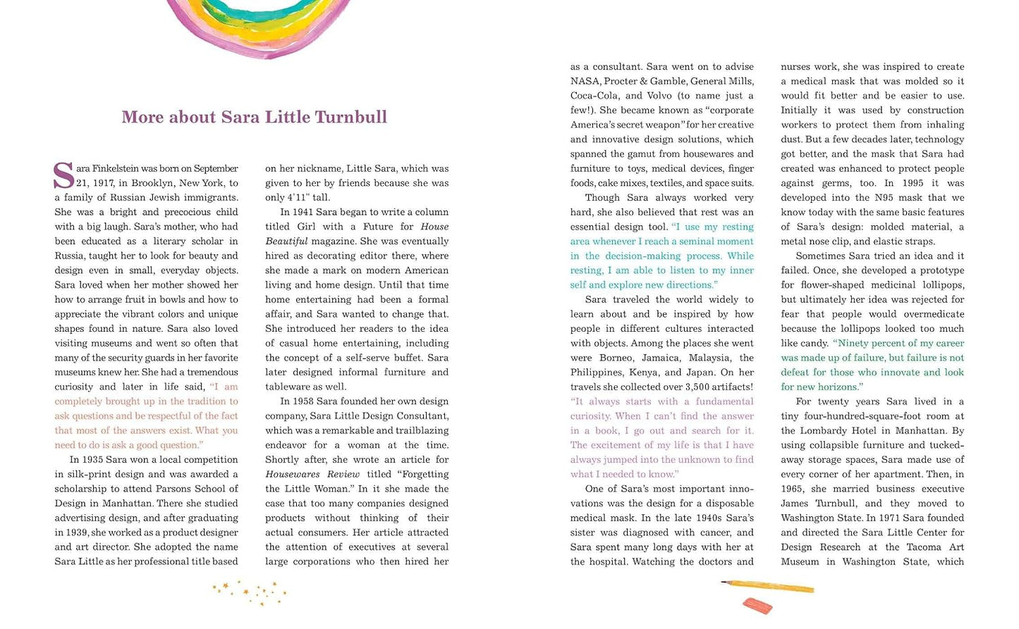 Curious Mind and a Very Big Heart: The Story of Designer and Innovator Sara Little Turnbull