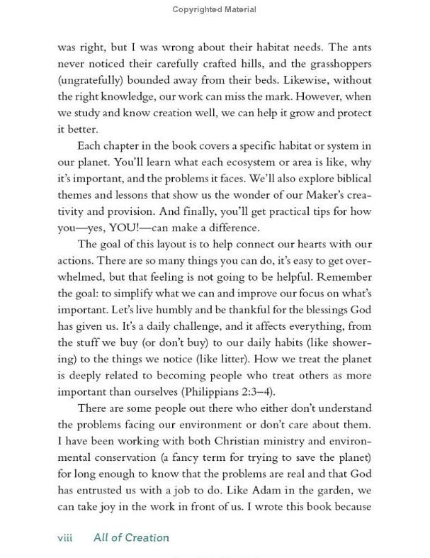 All of Creation: Understanding God's Planet and How We Can Help