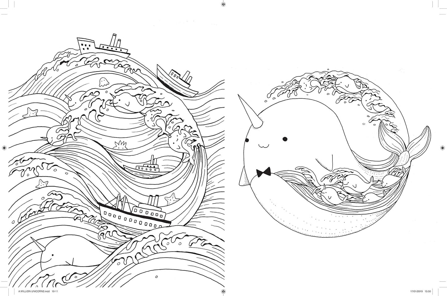 A Million Unicorns: Magical Creatures to Color