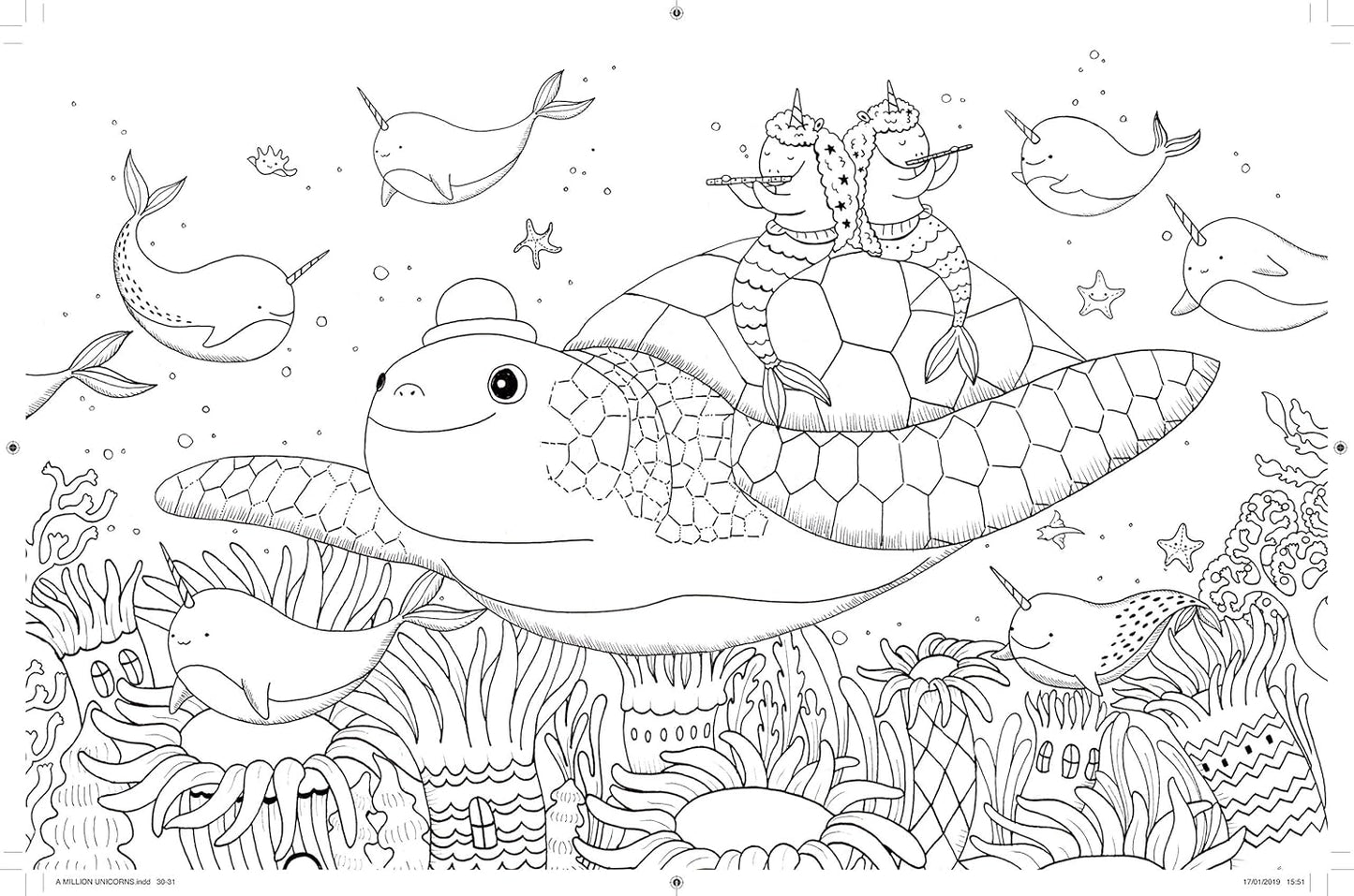 A Million Unicorns: Magical Creatures to Color