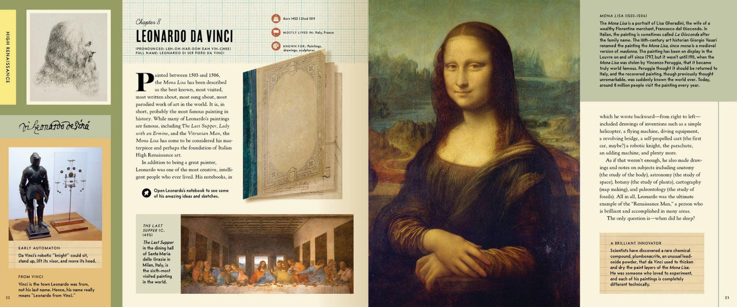 Art: An Interactive Guide: A Hands-On Tour of the World's Greatest Artists and Their Masterpieces