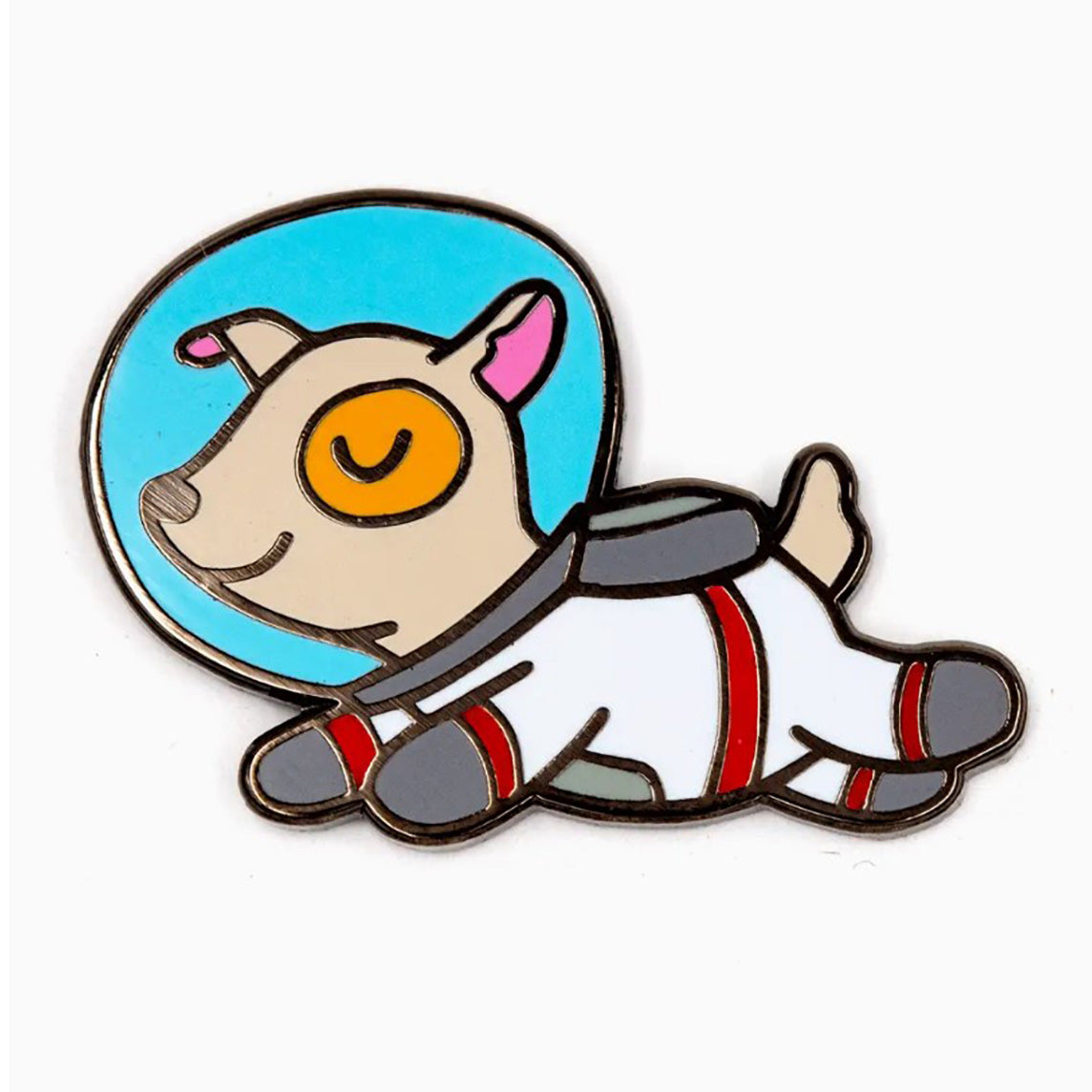 Astronaut Dog Enamel Pin