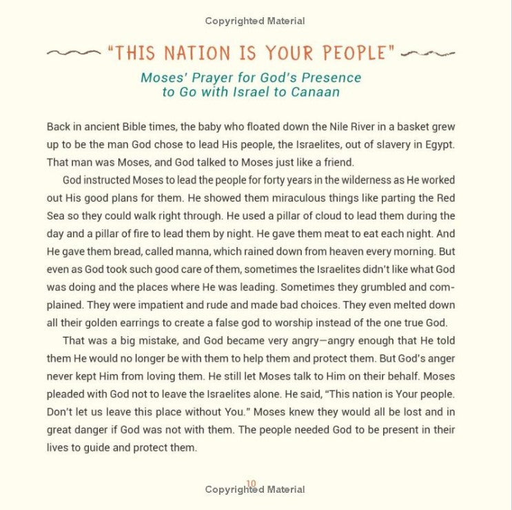 A Year of Bible Prayers: A Treasury of 48 Prayer Stories from God's Word