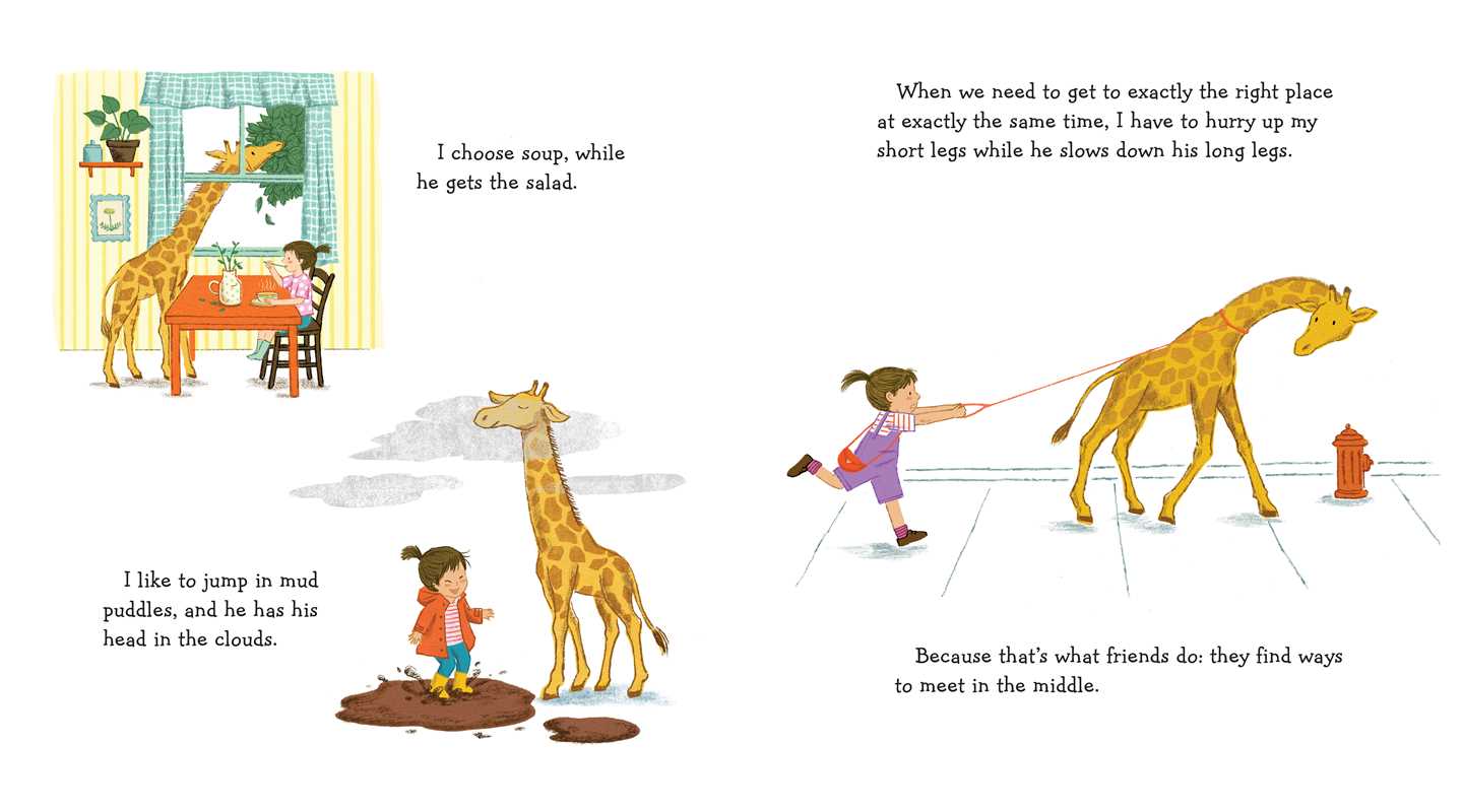 Trouble with Giraffes by Lisa Mantchev: Hardcover; 32 pages / English