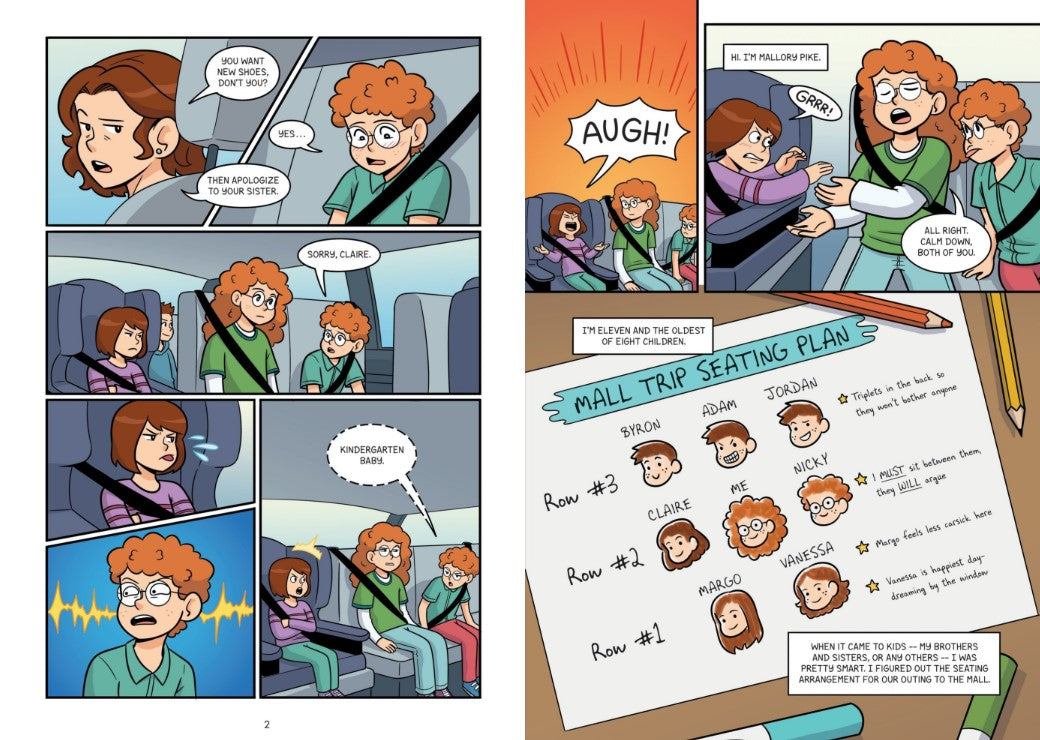 Baby-Sitters Club #17: Mallory and the Trouble with Twins: A Graphic Novel