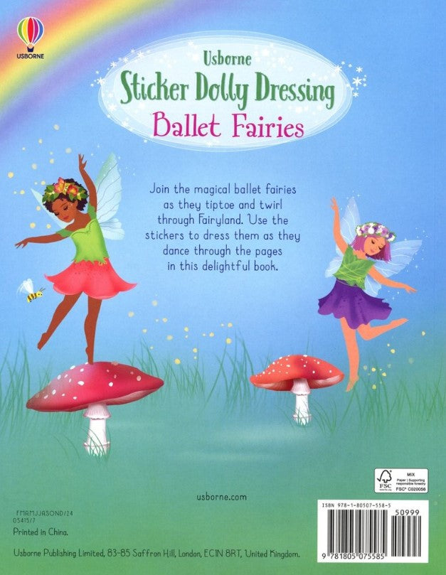 Usborne Sticker Dolly Ballet Fairies