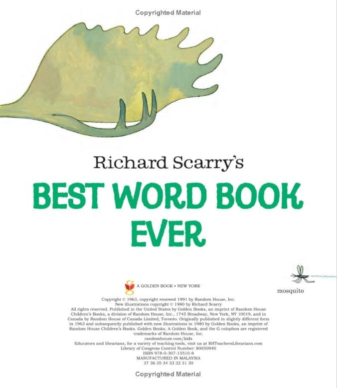 Richard Scarry's Best Word Book Ever