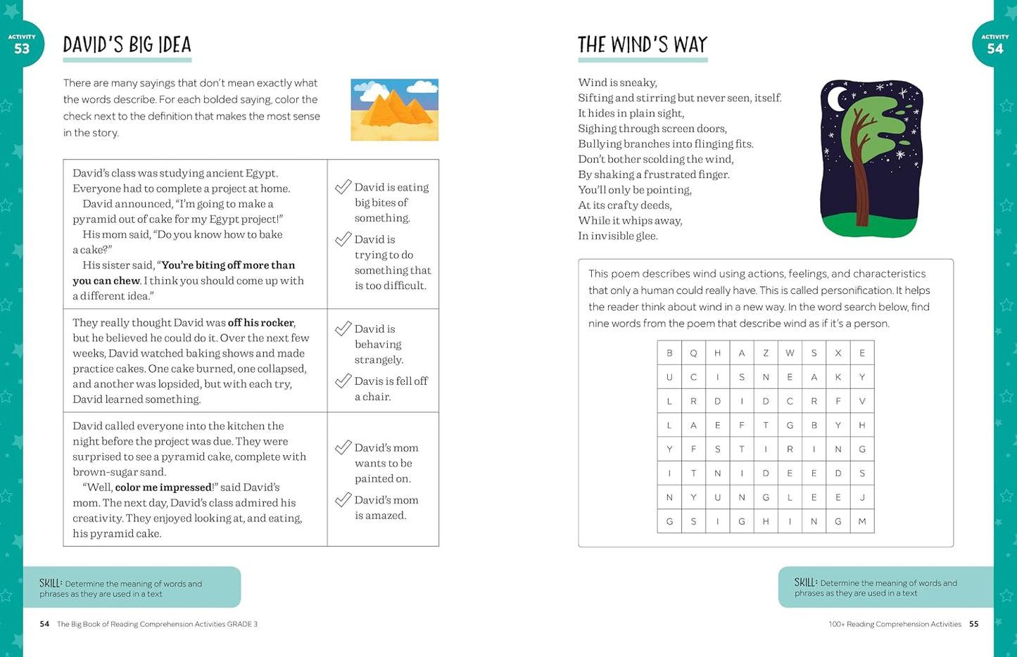 Big Book of Reading Comprehension Activities, Grade 3