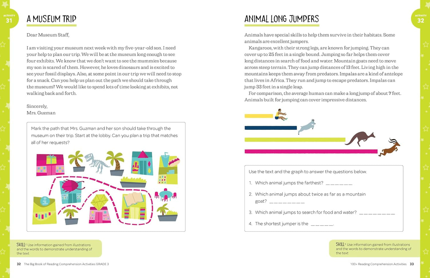 Big Book of Reading Comprehension Activities, Grade 3