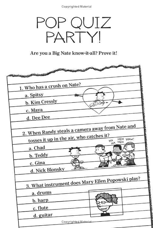 Big Nate Activity Book: Laugh-O-Rama
