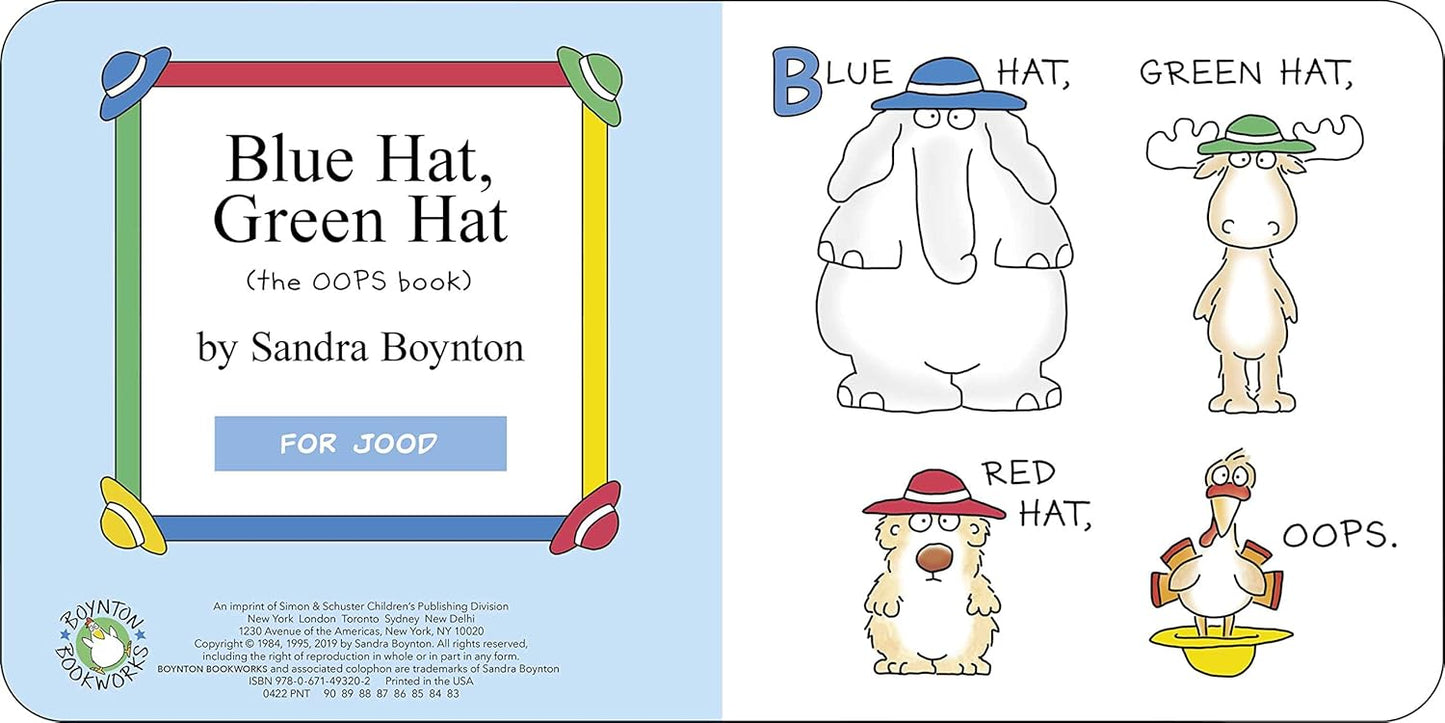 Boynton: Blue Hat, Green Hat