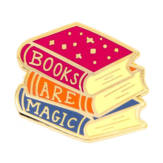 Books Are Magic Enamel Pin