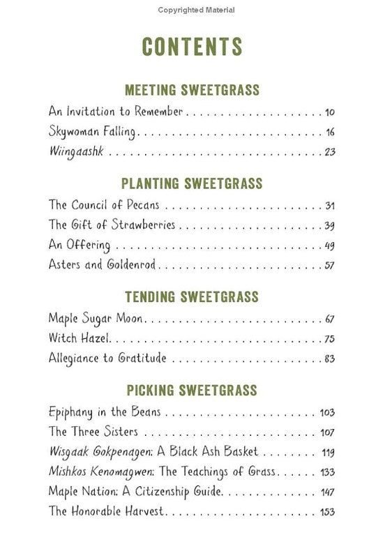 Braiding Sweetgrass for Young Adults