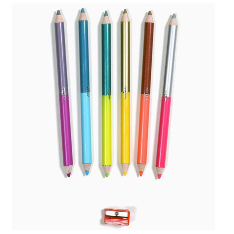 Butterflies Jumbo Double-Sided Pencils