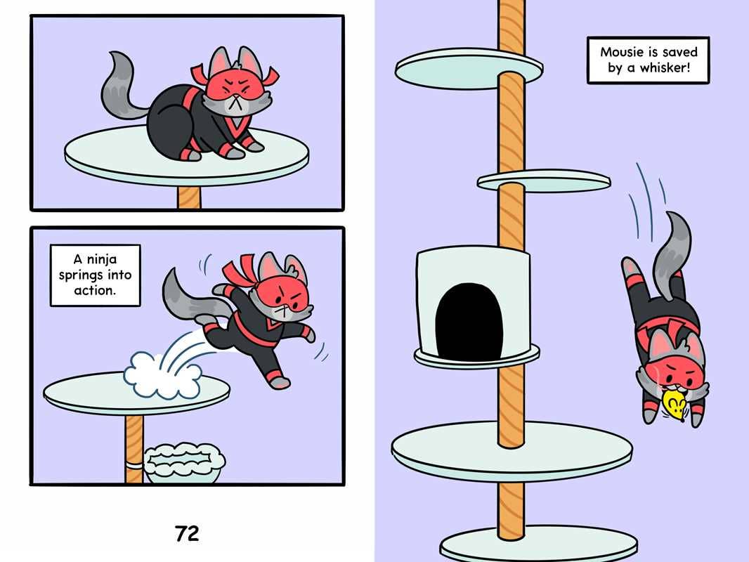 Kitten Ninja by Colleen AF  Venable: Hardcover; 80 pages / English