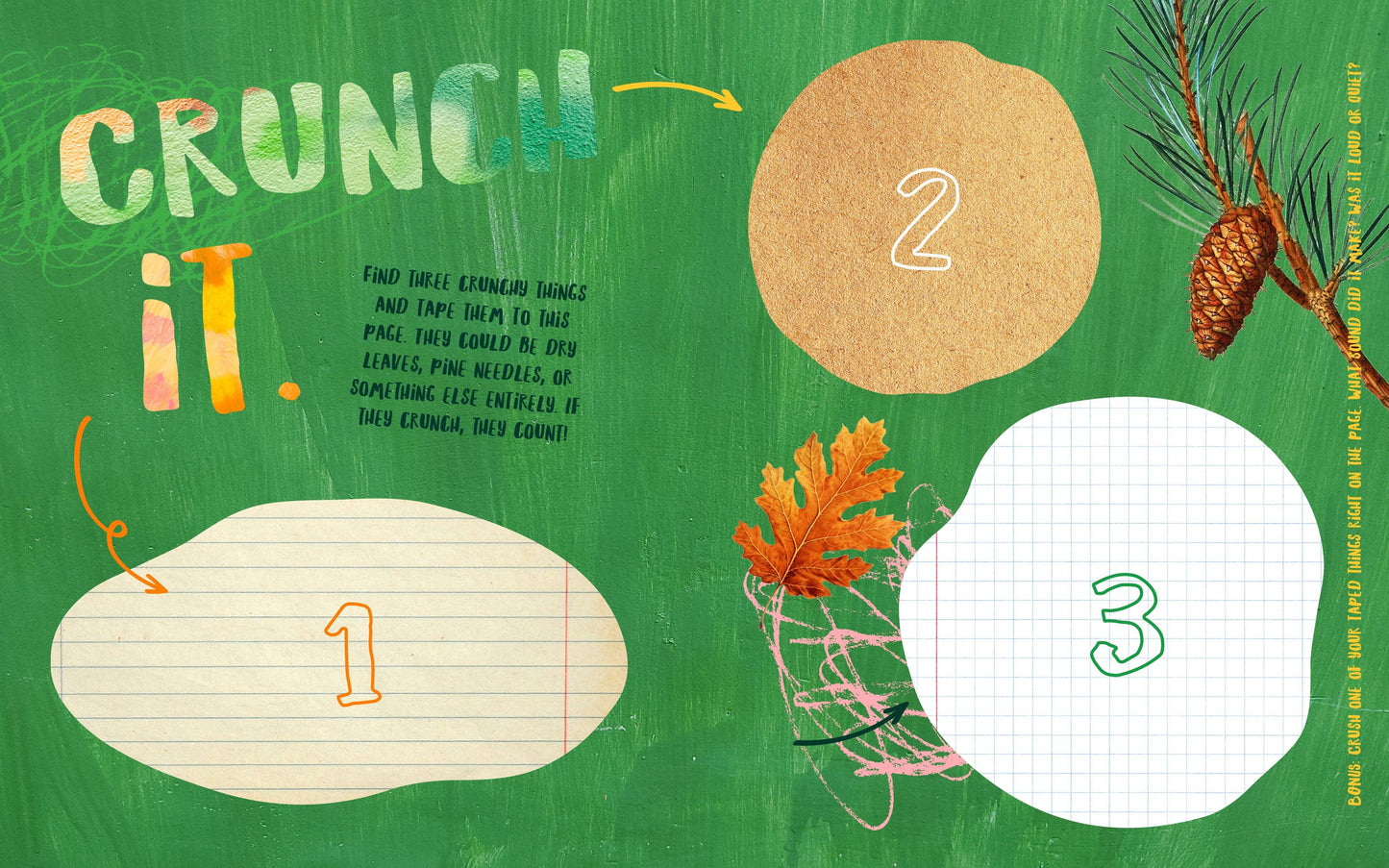Crunch This Nature Book!  A Wild Outdoor Journal with 45 Activities
