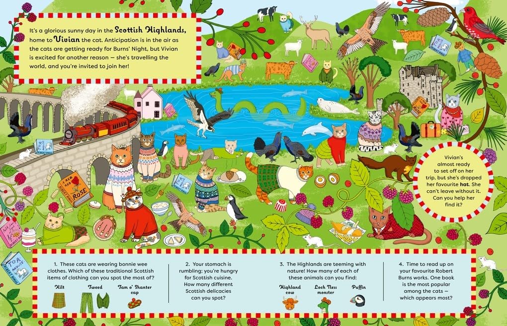 A Catwalk Around the World: A Fashionable Search and Find Book