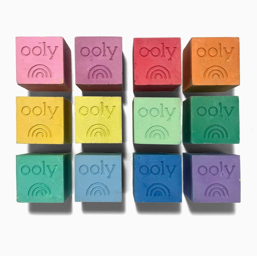 OOLY Chalk-O-Rama Block Sidewalk Chalk