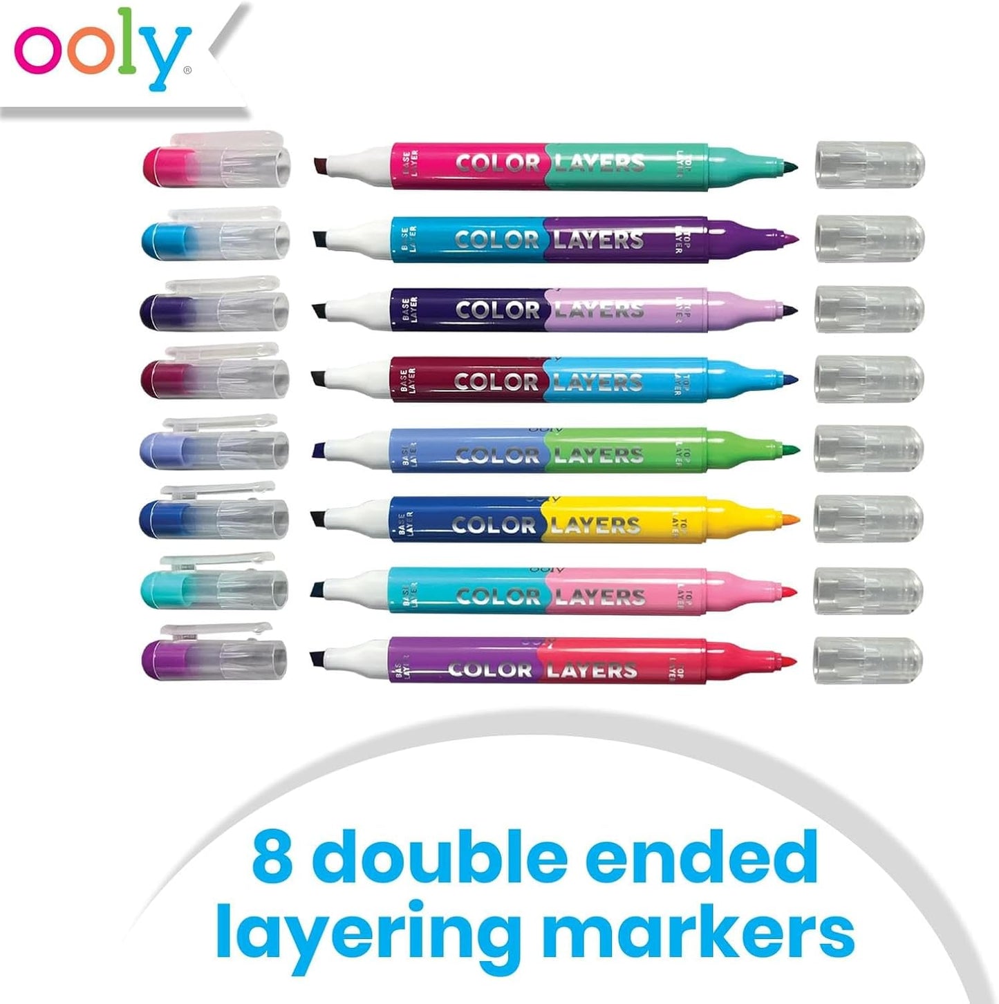 OOLY Color Layers Double-Ended Layering Markers