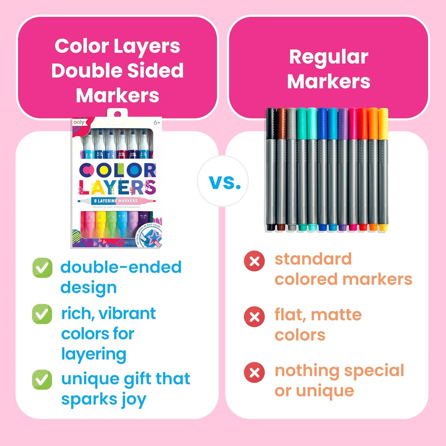 OOLY Color Layers Double-Ended Layering Markers