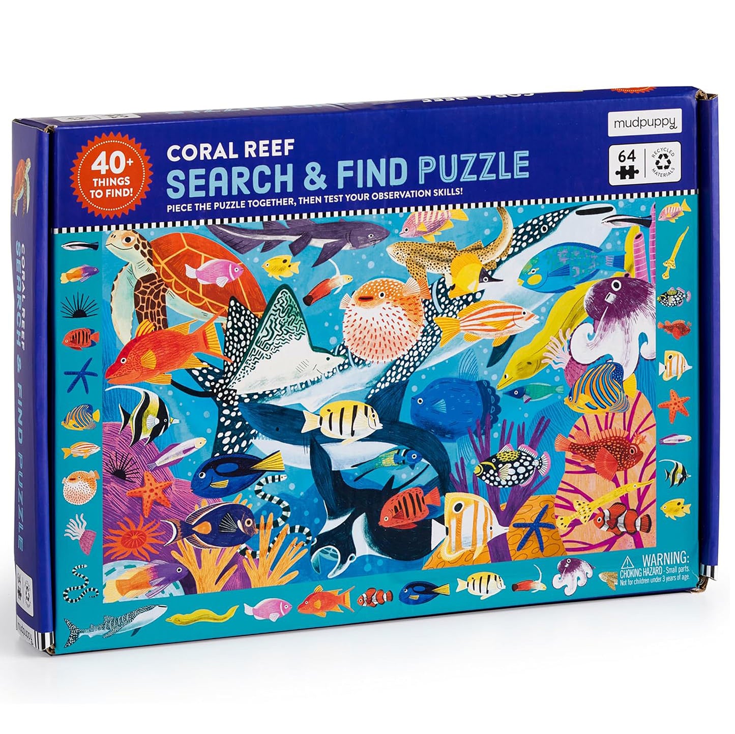 Mudpuppy 64 Piece Search & Find Puzzle: Coral Reef