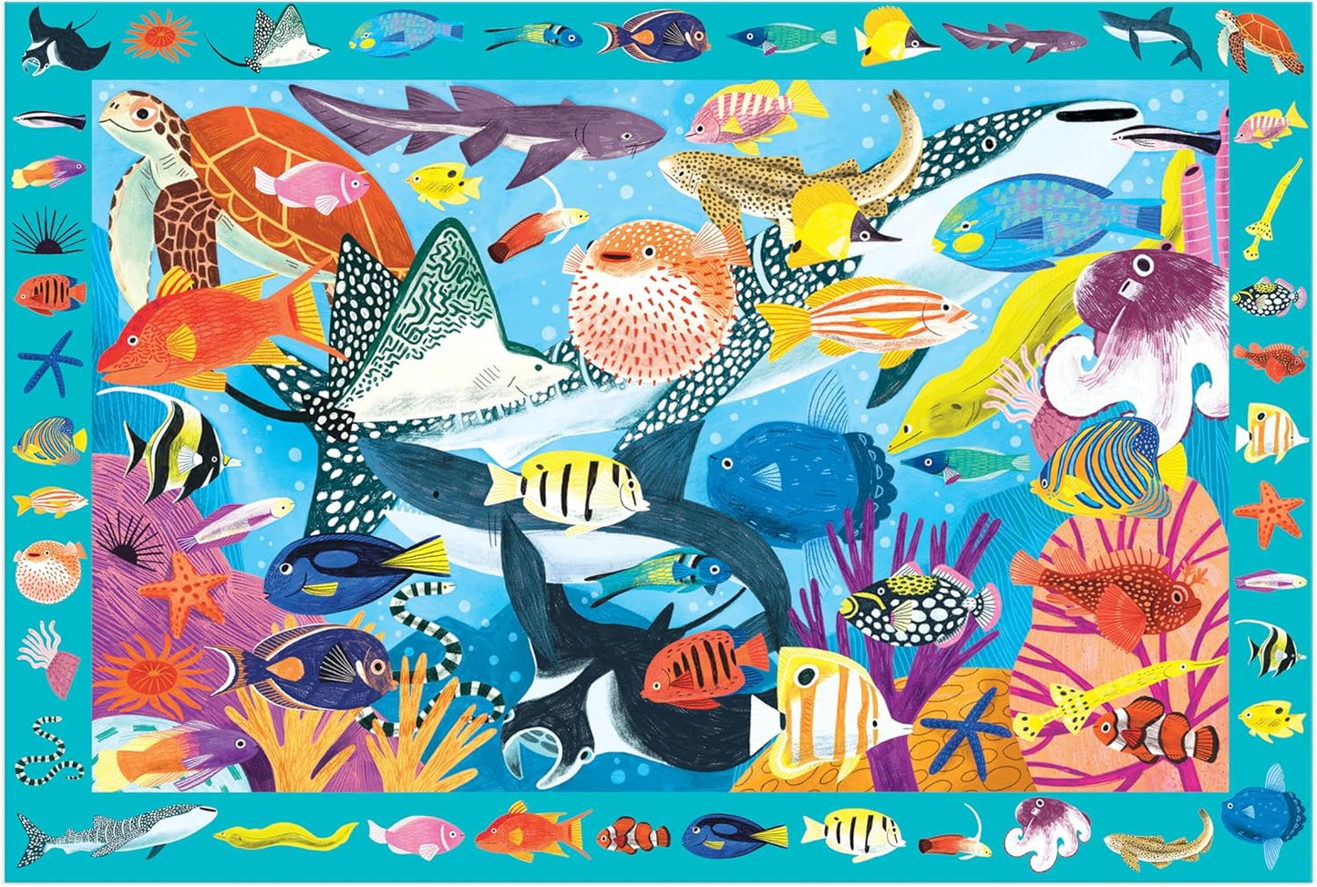 Mudpuppy 64 Piece Search & Find Puzzle: Coral Reef